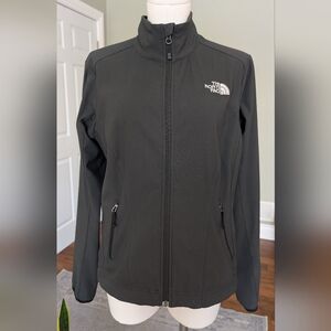 The North Face Apex Bionic Women’s Jacket Graphite Gray Softshell Zip Up Size M